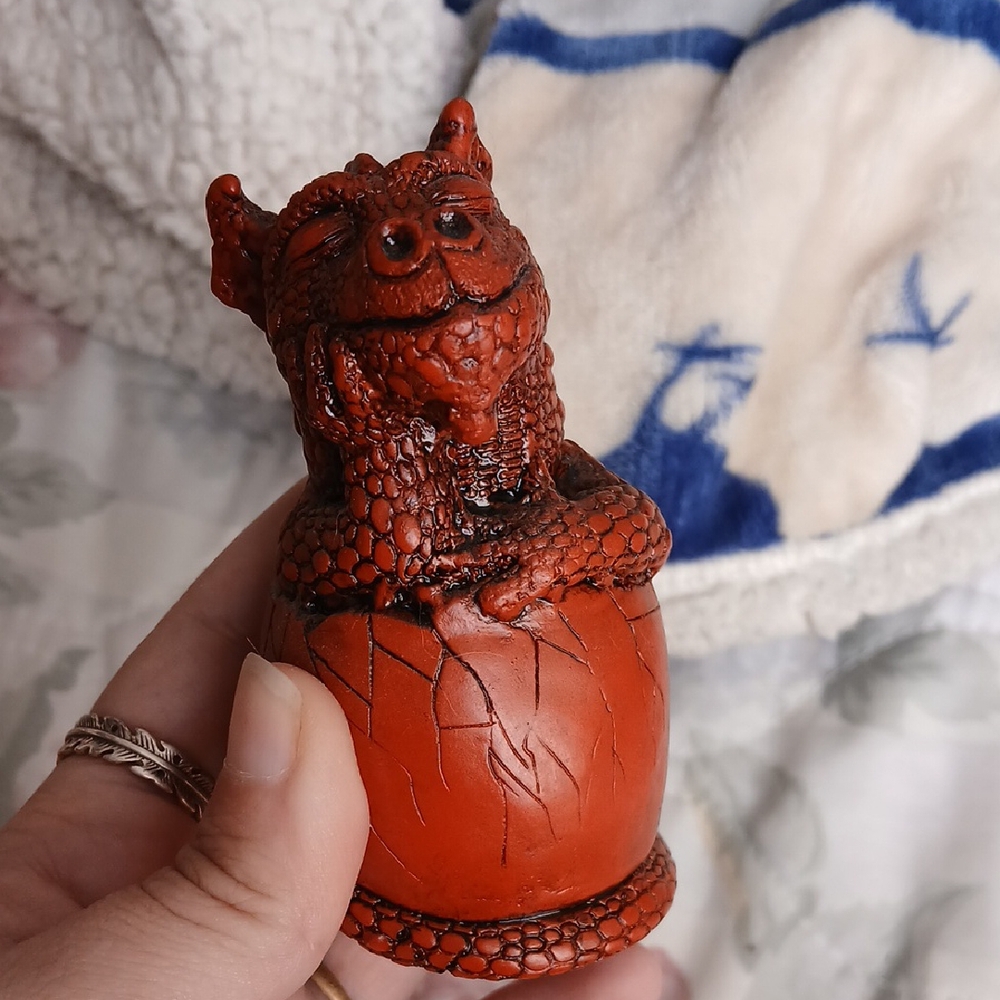 Red Dragon Figurine